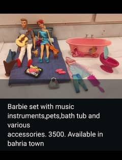 barbies with sets for sale