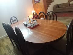 8 Seater Dining Table in Pure Wood