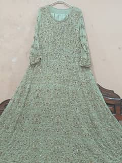 Bridal dress beautiful long macksi