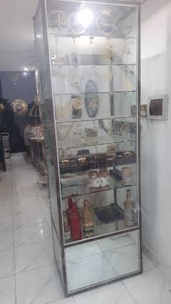 glass cabinet rack