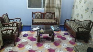 5 seater sofa n setty + table