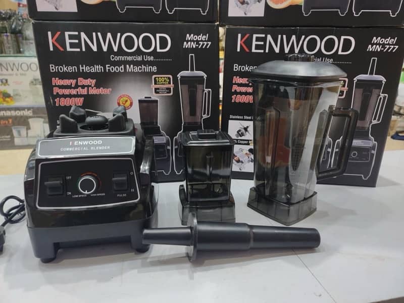 Kenwood Commercial Blender Set 2in1 Heavy Machine for Professional Use 4