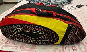 Badminton bag for sale 3 big zippers plus 1 extra accessories zippers