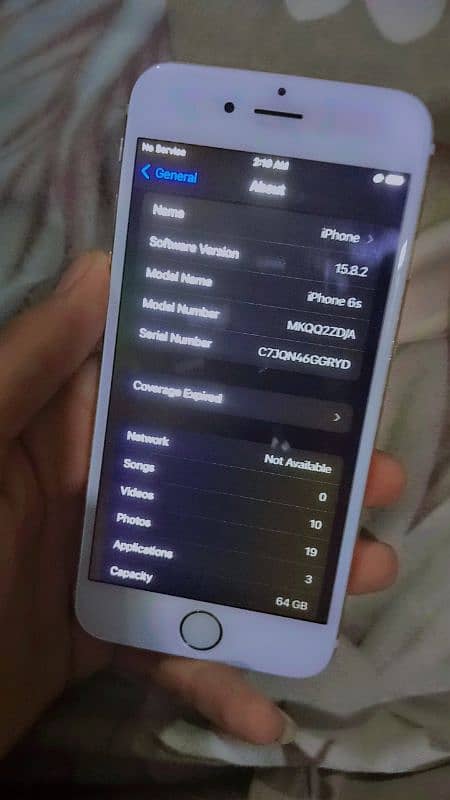 Iphone 6s 64GB Pta approved 8