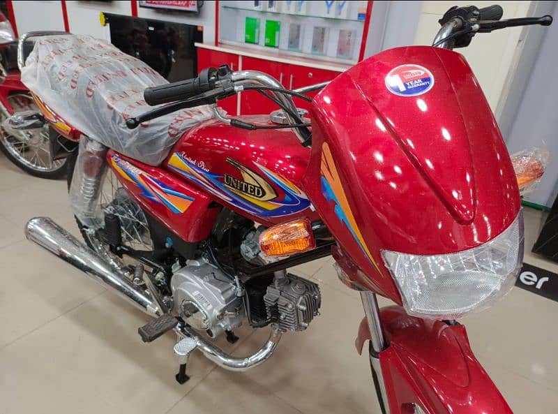 united bike 100cc Installments qiston per multan motorcycle Only call 1