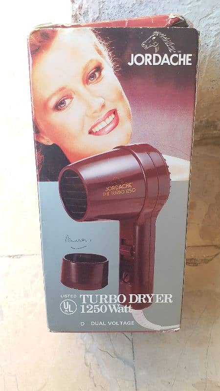 jordache Hair Dryer Turbo Mood not useable 1