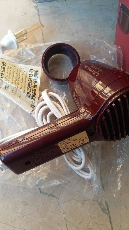 jordache Hair Dryer Turbo Mood not useable 2