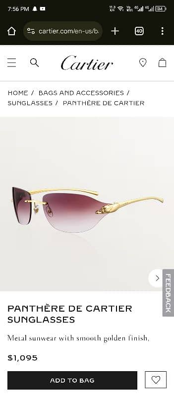 Cartier Sunglasses 0