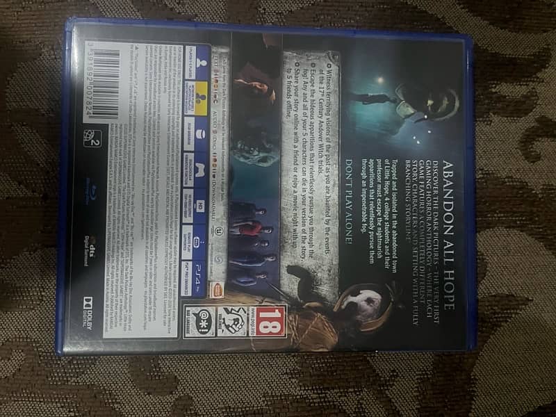 The dark pictures : little hope ps4/5 for sale 2