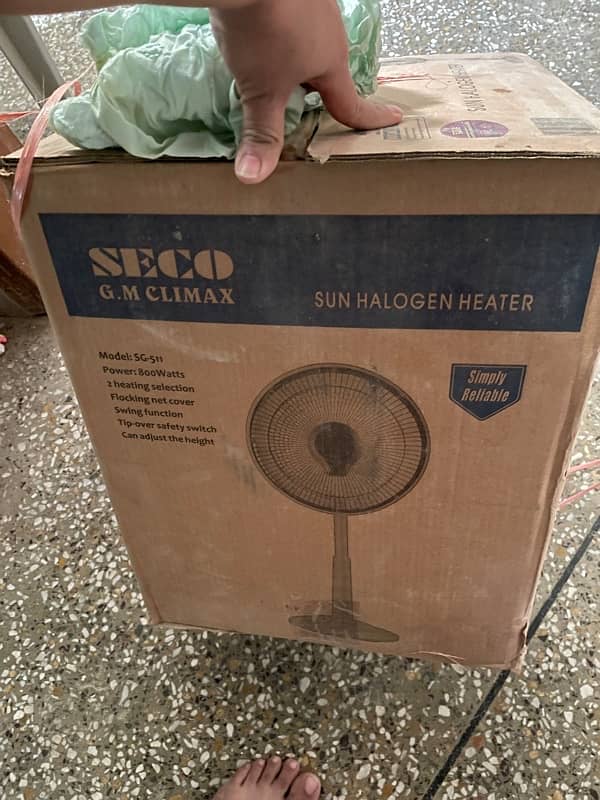 SECO Electric Room Heater / Sun Halogen Heater 0