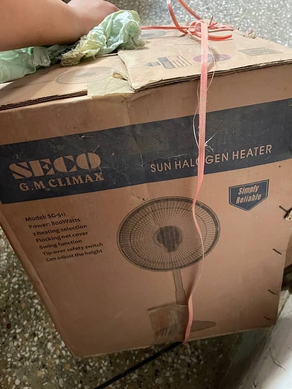 SECO Electric Room Heater / Sun Halogen Heater 1