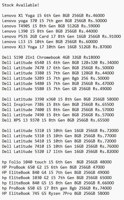 Dell Latitude 5410 Core i5 10th Gen 8GB 256GB SSD 14″ Display Laptop 3