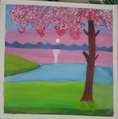 Cherry Blossom Painting