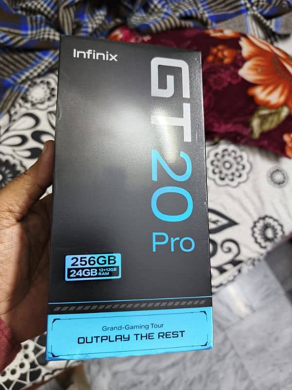 infinix gt 20 pro 12+6gb ram 256 GB warranty till 22-11-2025 8