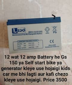 Suzuki 150 Battery aur parts used