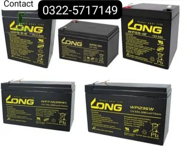 1.2v 6v 12v Dry Batteries Retail And Wholesale in all Types Battery's 1