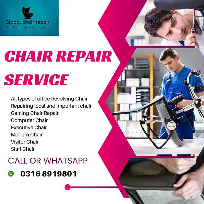 Chair Repair / Office chair repair near me/Revolving chair 1