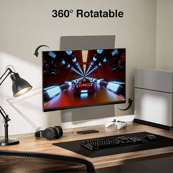 adjustable monitor moveable wall mount 360 rotation imported 2