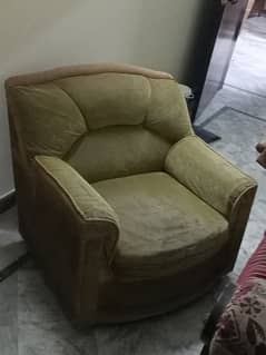 5 setter sofa + double bed with mattress+ chair