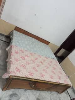 5 setter sofa + double bed with mattress+ chair