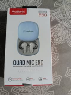 Audionic 550 Slider Earbuds Extra Bass.