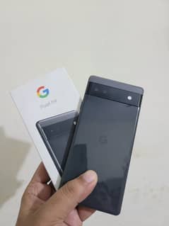 Google Pixel 6a software unlock 10/10 with box only sim time used