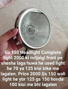 150 Headlight used