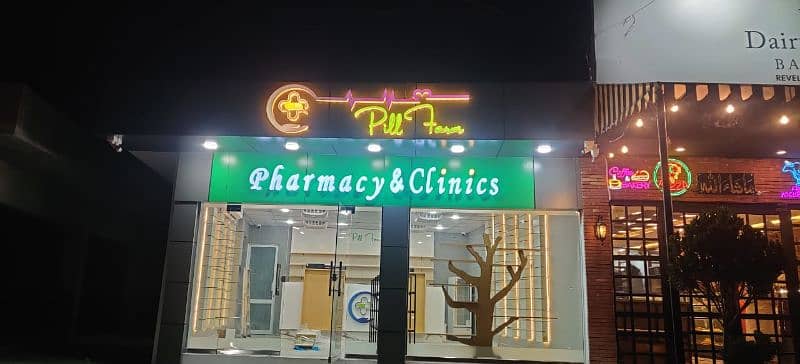 3D LOGO/3D Signage/Sign Board/Acrylic Sign/Panaflex SignBoard/flex 1