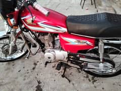 Honda 125 with special No only 38 on my name