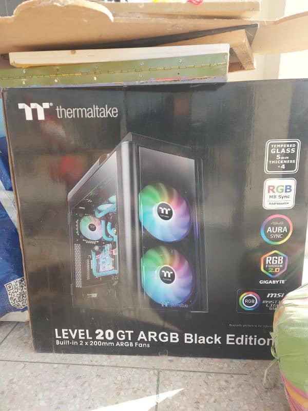 ThermalTake Lavel 20GT ARGB Black Case 0