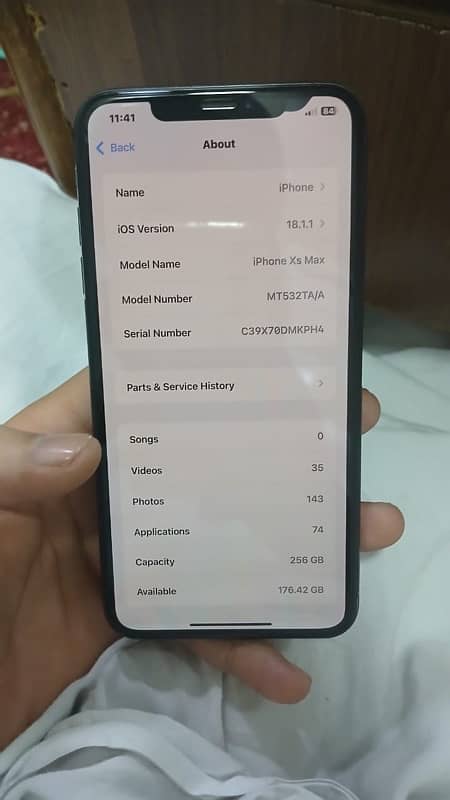 I phone xs max 256Gb  PTA APPROVED 4