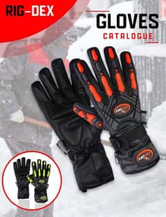 imported pur leather impact gloves