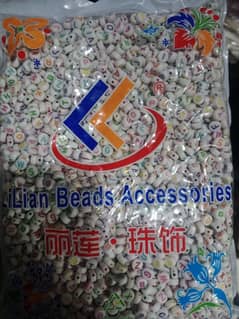 500g  Alphabet beads packet on whole sale rate