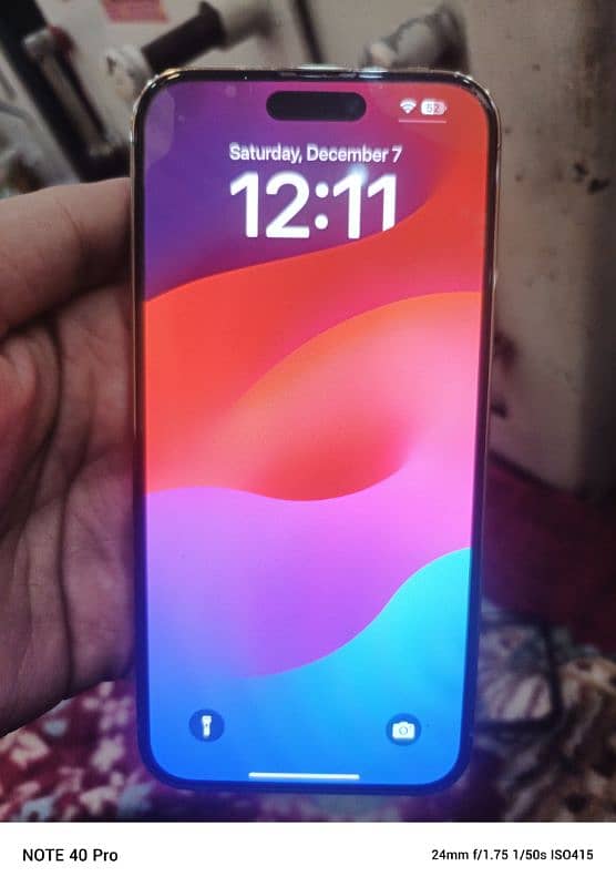 I phone 14 pro max JV 256 gb 10/10 condition health 84 by 0