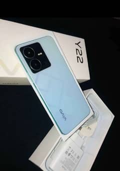 vivo y22 4+4/64 full box pta proved