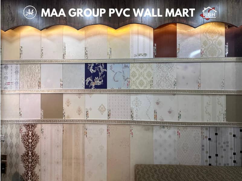 PVC WALL MART | FLUTED | PLAIN PVC/PS WALL PANEL | MEDIA WALL |CEILING 11