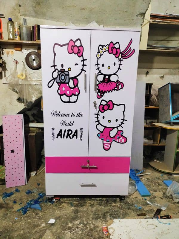 kids cupboard / baby  wardrobe / Almari 0316,5005723 10