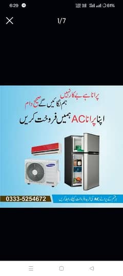 we are purchase AC window AC and scratches