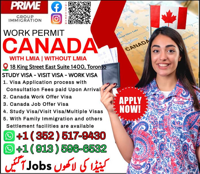 Visit Visa For Canada | Study visa Service in Karachi | Work Visa 0