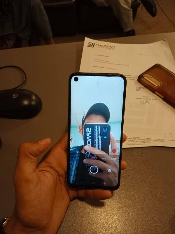 Realme Narzo 30 with original box & charger 1