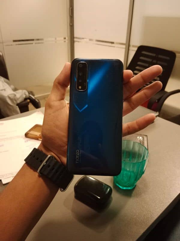 Realme Narzo 30 with original box & charger 7