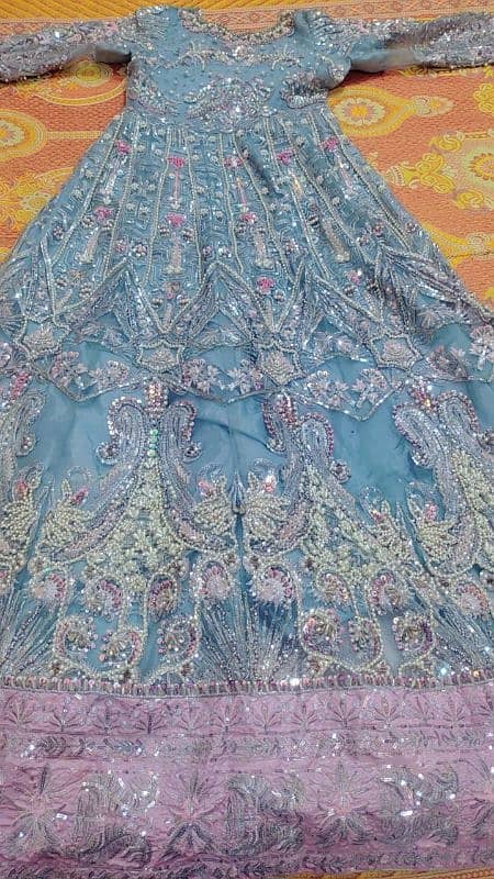 walima dress-wedding dress-maxi for sale stitched 1