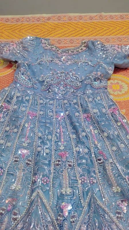 walima dress-wedding dress-maxi for sale stitched 2