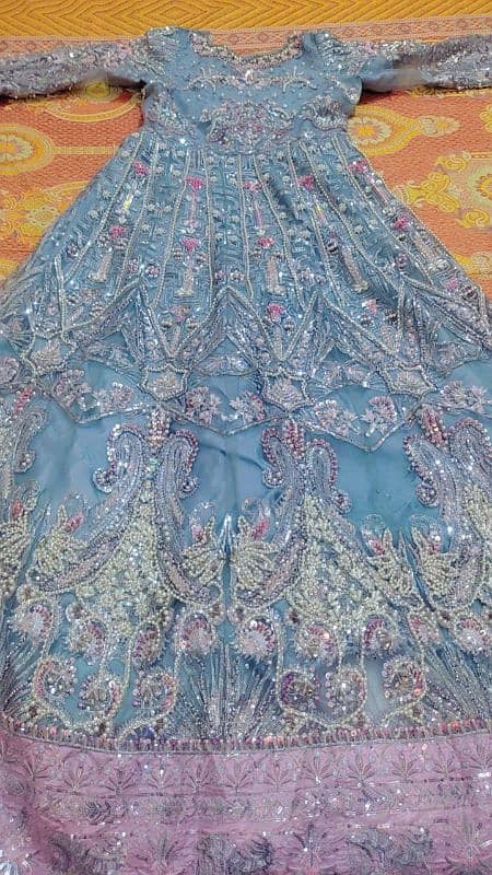 walima dress-wedding dress-maxi for sale stitched 4