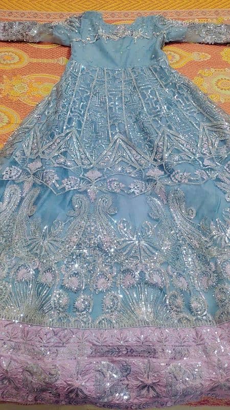 walima dress-wedding dress-maxi for sale stitched 5