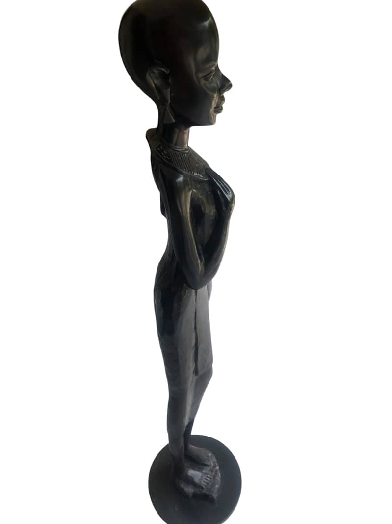 Beautiful Life-Size Ebony Statue (rare) 2