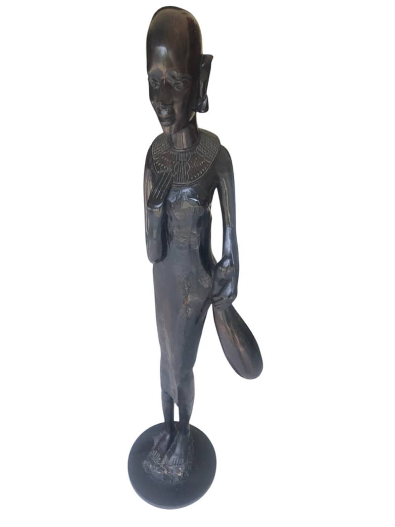 Beautiful Life-Size Ebony Statue (rare) 3