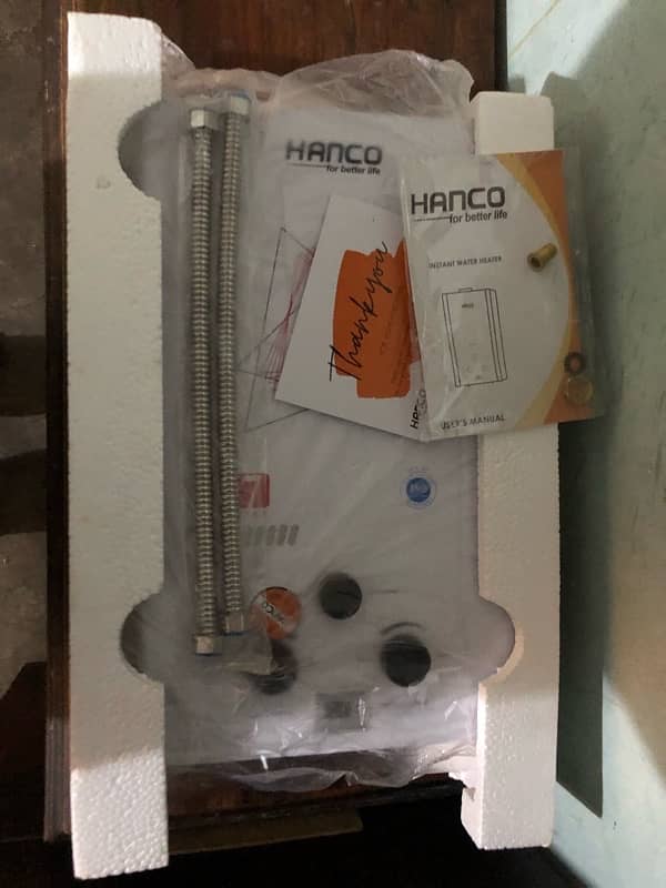 hanco water heater 0