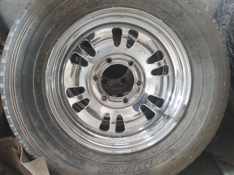 pajero steel rims aviable,  very good condition 2