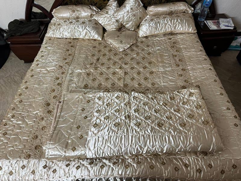 bridal bedsheet/ betsheet set dowry 3